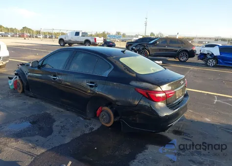 2019 Infiniti Q50 3.0T Luxe z USA, uszkodzony, nr VIN JN1EV7AP9KM512964